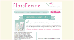 Desktop Screenshot of florafemme.com