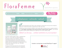 Tablet Screenshot of florafemme.com